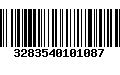 Código de Barras 3283540101087