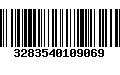 Código de Barras 3283540109069