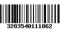 Código de Barras 3283540111062