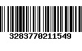 Código de Barras 3283770211549