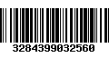 Código de Barras 3284399032560