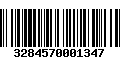 Código de Barras 3284570001347