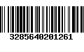 Código de Barras 3285640201261