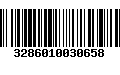 Código de Barras 3286010030658