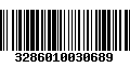 Código de Barras 3286010030689