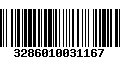 Código de Barras 3286010031167