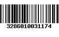 Código de Barras 3286010031174