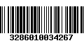 Código de Barras 3286010034267