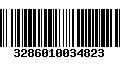 Código de Barras 3286010034823