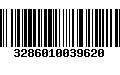 Código de Barras 3286010039620