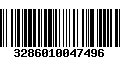 Código de Barras 3286010047496