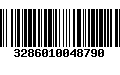 Código de Barras 3286010048790