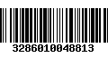 Código de Barras 3286010048813