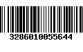 Código de Barras 3286010055644