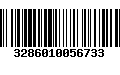 Código de Barras 3286010056733