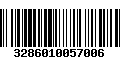 Código de Barras 3286010057006