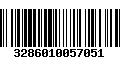 Código de Barras 3286010057051