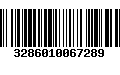 Código de Barras 3286010067289