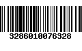 Código de Barras 3286010076328