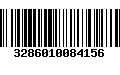 Código de Barras 3286010084156