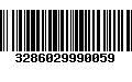 Código de Barras 3286029990059