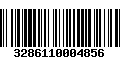 Código de Barras 3286110004856