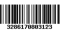 Código de Barras 3286170803123