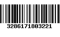 Código de Barras 3286171803221