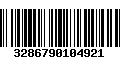 Código de Barras 3286790104921