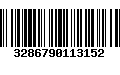 Código de Barras 3286790113152