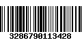 Código de Barras 3286790113428