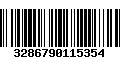 Código de Barras 3286790115354