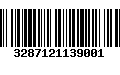 Código de Barras 3287121139001