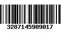 Código de Barras 3287145909017