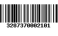 Código de Barras 3287370002101