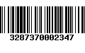 Código de Barras 3287370002347