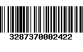 Código de Barras 3287370002422