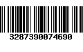 Código de Barras 3287390074690