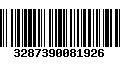 Código de Barras 3287390081926