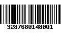 Código de Barras 3287680148001