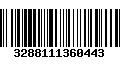 Código de Barras 3288111360443