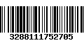 Código de Barras 3288111752705