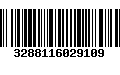 Código de Barras 3288116029109