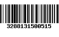 Código de Barras 3288131500515