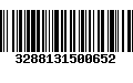 Código de Barras 3288131500652