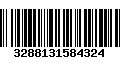 Código de Barras 3288131584324