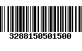 Código de Barras 3288150501500