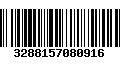 Código de Barras 3288157080916