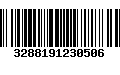 Código de Barras 3288191230506