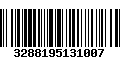 Código de Barras 3288195131007